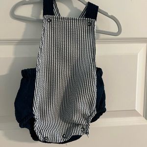 Baby boy blue one piece. 6-9M